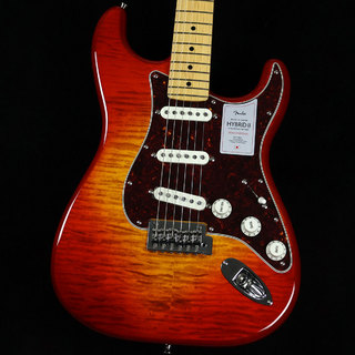 FenderHybrid II Stratocaster Sunset Orange Transparent