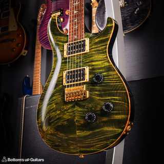 Paul Reed Smith(PRS){BUG} Custom24 " 10Top & Bird with Gold H/W " - Emerald Green - (1992)  【フルオリ / 付属品完備】