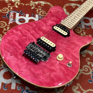 Sterling by MUSIC MAN SBMM AX40-Transparent Pink【現物画像】【日本限定数量復刻】【9/26入荷】 