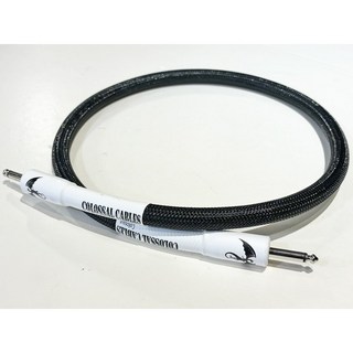 Colossal Cable COLOSSUS SPEAKER CABLE 3ft ST/ST Plug [Black]【Year of the Dragon Logo】