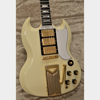 Gibson Custom Shop 60th Anniversary 1961 Les Paul SG Custom w/Sideways Vibrola Polaris White VOS (#101751)【3.63kg】
