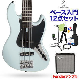 Sire Marcus Miller V3 5st 2nd SBL 初心者セット【Fenderアンプ付】