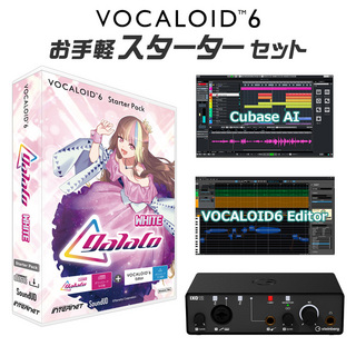 INTERNET VOCALOID6 galaco WHITE お手軽スターターセット ギャラ子 スターターパック CV.柴咲コウ ボーカロイド