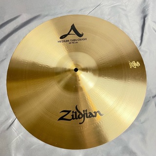 Zildjian 18” A ZILDJIAN MEDIUM THIN CRASH【現物写真】