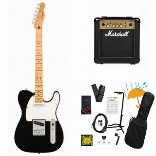 Fender Player II Telecaster Maple FB Black エレキギター Marshall MG10アンプ付属エレキギター初心者セットR【W