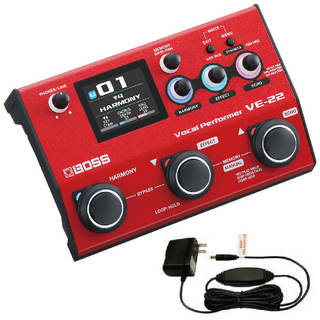 BOSS VE-22 + 電源アダプタ(PSA-100S2)プレゼント! ◆待望の入荷!即納可能!【TIMESALE!~3/2 19:00!】