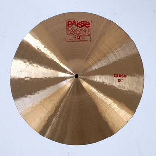 PAiSTe 【中古】 クラッシュシンバル パイステ PAISTE 2002 Crash 18インチ
