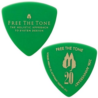 Free The ToneFREE THE TONE 20th Anniversary Pick GR/Gold
