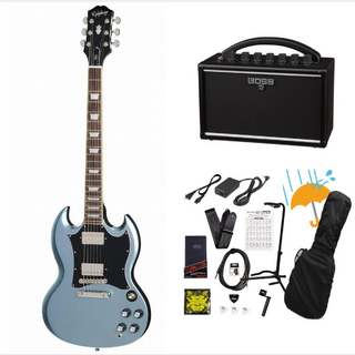 Epiphone Inspired by Gibson SG Standard Pelham Blue エピフォン BOSS KATANA MINI アンプ付き13点セット！