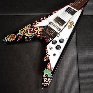 Epiphone Inspired by Gibson Custom Jimi Hendrix "Love Drops" Flying V Ebony【御茶ノ水FINEST_GUITARS】