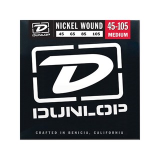 Jim Dunlop Nickel Plated Steel Electric Bass Strings 4st DBN45105 [MEDIUM/45-105]