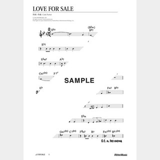 楽譜Love For Sale