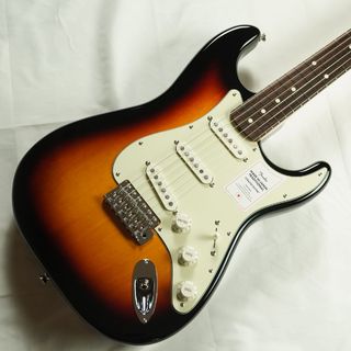 Fender Made in Japan Traditional 60s Stratocaster Rosewood Fingerboard 3-Color Sunburst【現物画像】