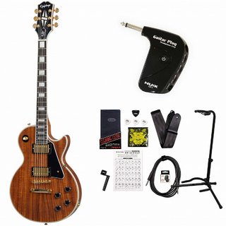 Epiphone Inspired by Gibson Les Paul Custom Koa Natural エピフォン レスポール カスタム GP-1アンプ付属エレキギ