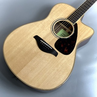 YAMAHA FSX875C NT(ナチュラル) アコースティックギター 【エレアコ】【現物画像】ソフトケース付き【保証書付き】