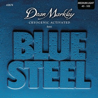 Dean MarkleyBLUE STEEL Bass Strings 4st [MED LIGHT 45-105/DM2674]