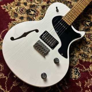 PJD Guitars Carey Standard w/ F-hole Aspen White Satin【≒3.33kg】