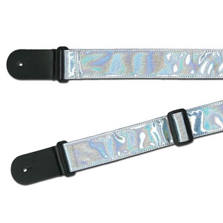 RENEGADE Shiny Vinyl Silver Pearl ギターストラップ
