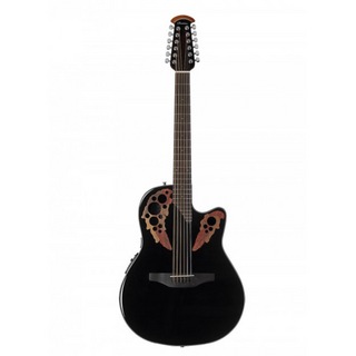 OvationCE4412-5-G BLK Celebrity Elite 12-String Mid Depth Black 12弦エレクトリックアコースティックギター