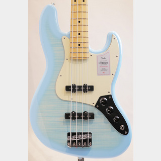 Fender 2024 Collection Made in Japan Hybrid II Jazz Bass(Flame Celeste Blue)