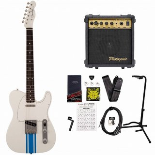 Fender2023 MIJ Traditional 60s Telecaster Rosewood FB Olympic White Blue Competition Stripe PG-10アンプ付