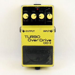 BOSS【中古】ターボオーバードライブ エフェクター BOSS OD-2 TURBO OverDrive ボス ギターエフェクター