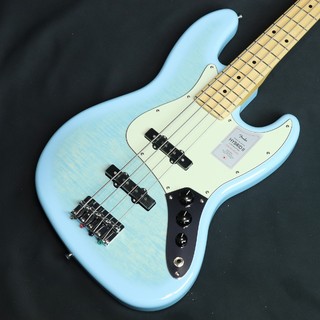 Fender2024 Collection Made in Japan Hybrid II Jazz Bass Maple Fingerboard Flame Celeste Blue 【横浜店】