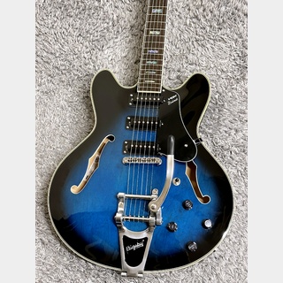 VOX Bobcat S66B with Bigsby Sapphire Blue【アウトレット特価】【セミアコ】