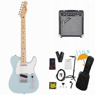 Fender Made in Japan Junior Collection Telecaster Maple FB Satin Daphne Blue Fender 10Wアンプ付属エレキギタ