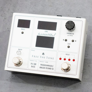 Free The Tone PA-1QB PROGRAMMABLE ANALOG 10 BAND EQ 【アナログとデジタルの技術を融合したベース用イコライザ!】