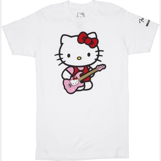 Fender Fender  x Hello Kitty  White Sleeve Hit Logo Tee, M