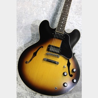 Gibson ES-335 Satin Vintage Burst #206040002【3.55kg】【2024年製個体】【漆黒指板個体!】