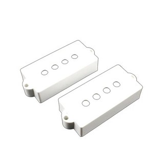 ALLPARTS PICKUP COVERS FOR PRECISION BASS WHITE (QTY 2)/PC-0951-025【お取り寄せ商品】