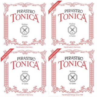 Pirastro TONICA 4/4サイズ用バイオリン弦セット E線ループエンド