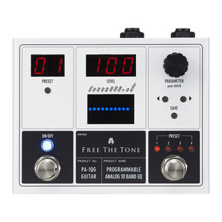 Free The Tone PA-1QG [PROGRAMMABLE ANALOG 10 BAND EQ] 【アナログとデジタルの技術を融合したギター用イコライザ!】