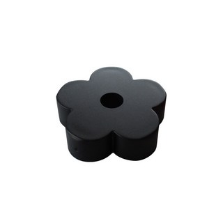 STOKYO Plastic 45RPM Doughboy Adapters Black (1袋2個入り) (ドーナツ盤 EPアダプター)