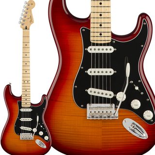 FenderPlayer Stratocaster Plus Top, Pau Maple Fingerboard, Aged Cherry Burst ストラトキャスター