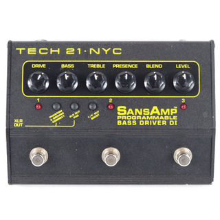 TECH21 【中古】 ベース用プリアンプ TECH21 SansAmp PBDR PROGRAMMABLE BASS DRIVER DI ベース用プリアンプ