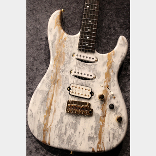 Suhr USA Studio Elite HD Rear Rout/ Swamp Ash Body/ M.Ebony FB/ White Shmear Semi Gloss #24638 【3.36kg】