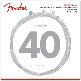 Fender Super 7250s Nickel Plated Bass Strings フェンダー [40-100ベース弦]【福岡パルコ店】