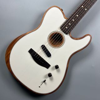 Fender ACOUSTASONIC PLAYER　TELECASTER AWT Arctic White エレアコギターアコスタソニック プレイヤー