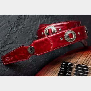 LAMANTA Texas SP Sardelli　Red Leather & Silver Parts