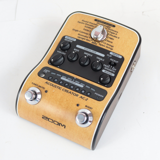 ZOOM 【中古】 AC-2 Acoustic Creator アコースティックギター用プリアンプ