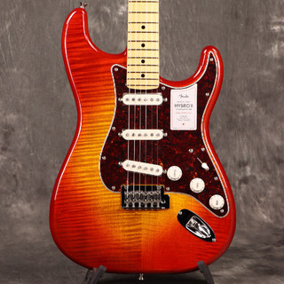 Fender2024 Collection Made in Japan Hybrid II Stratocaster Flame Sunset Orange Transparent[JD24004753]【WE