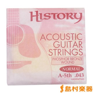 HISTORYHAGSNP025 アコースティックギター弦 バラ弦 フォスファーブロンズ