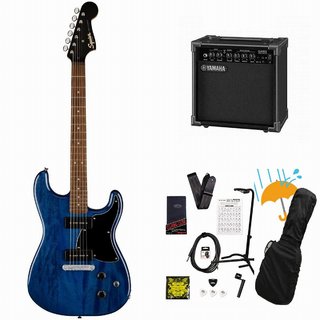 Squier by Fender Limited Edition Paranormal Strat-O-Sonic Sapphire Blue Transparent YAMAHA GA15IIアンプ付属初心者セッ