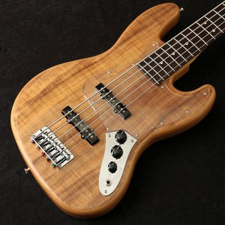 Fender ISHIBASHI FSR MIJ Hybrid II Jazz Bass V Koa Top Alder Back Natural【御茶ノ水本店】