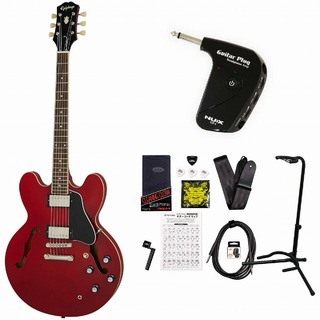EpiphoneInspired by Gibson ES-335 Cherry (CH) エピフォン セミアコ ES335 GP-1アンプ付属エレキギター初心者セッ