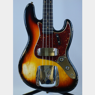 Fender Custom Shop 1961 Jazz Bass Heavy Relic (Super Faded 3-Tone Sunburst)