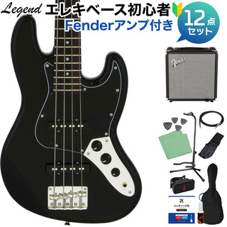 LEGENDLJB-MINI Black ベース 初心者12点セット 【Fenderアンプ付】 ミニサイズ